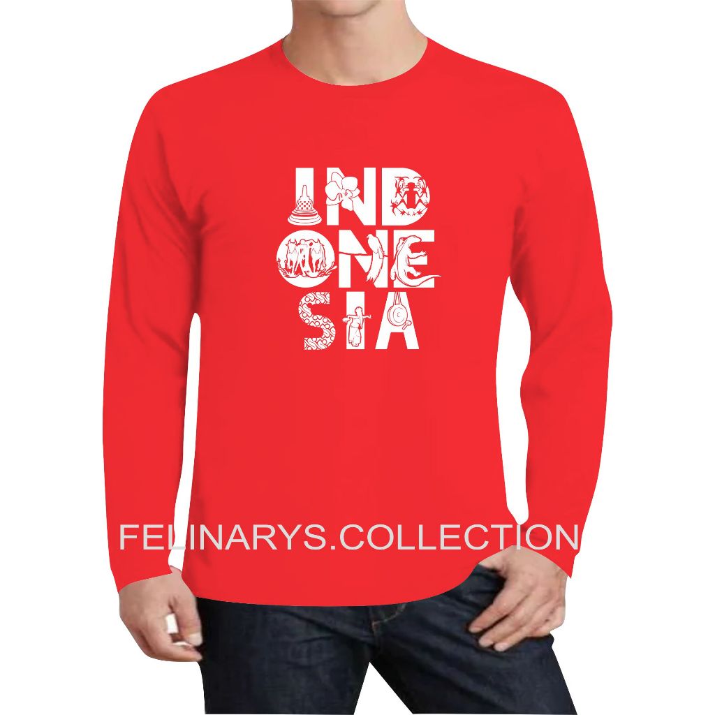 KAOS LENGAN PANJANG KAOS INDONESIA