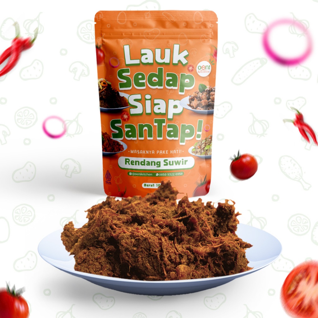 

Lauk Kemasan Rendang Suwir Pariaman