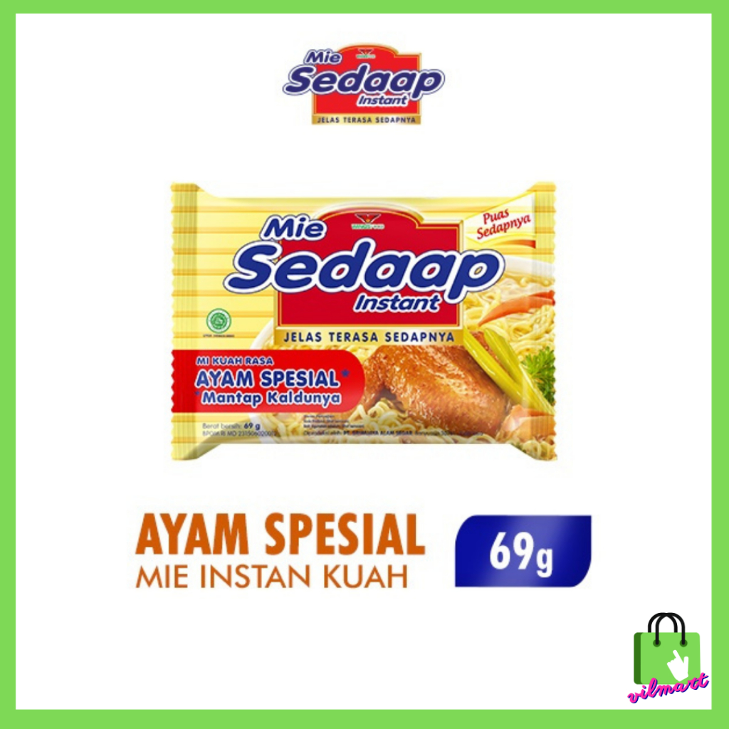 

Sedaap Mie Instan Ayam Spesial 69 gr