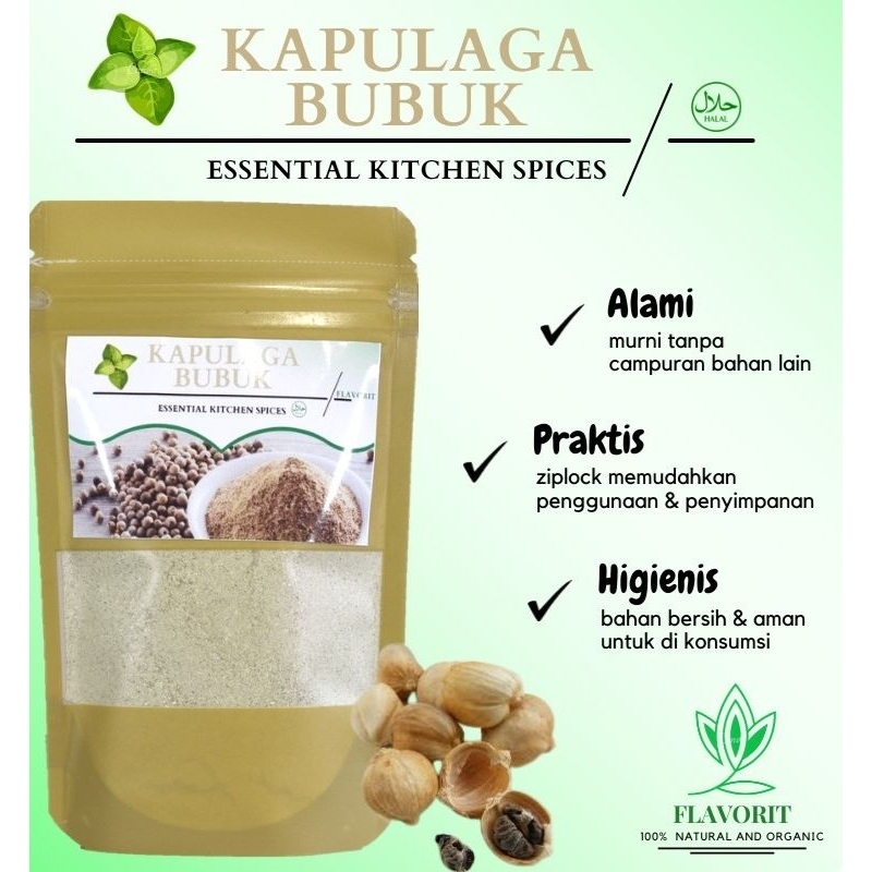 

Kapulaga Jawa Bubuk Premium Quality 50 gr hemat lebay