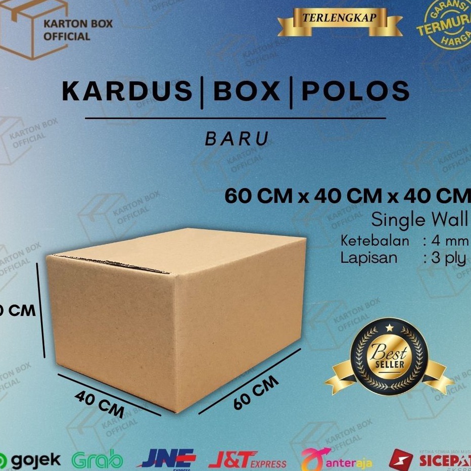 

FG2 Kardus Karton Box 6x4x4 CM Dus Packing Packaging Pindahan Jumbo Polos