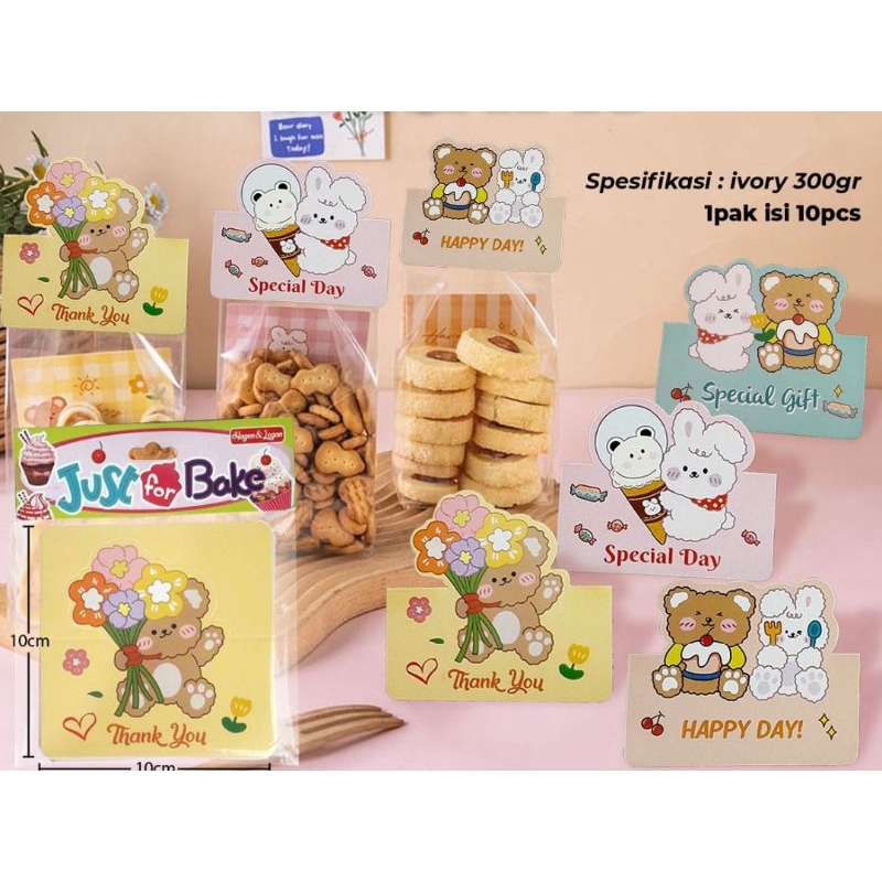 

Label Kartu Thank You per pak 10 pcs