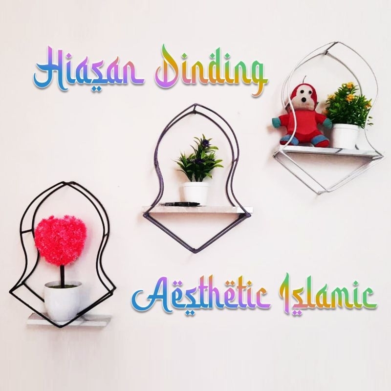 Hiasan dinding bentuk logo terompah nabi