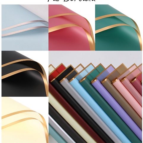 

HJ6 1 Pack isi 2 lembar Flower Wrapping Motif Colour Gold Wateroof Kes Bunga KB1