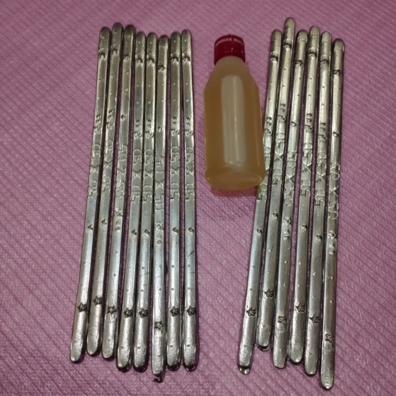 Paket komplit TIMAH PATRI 50X50 Bintang/ Timah solder & Cairan timah Patri FLUG