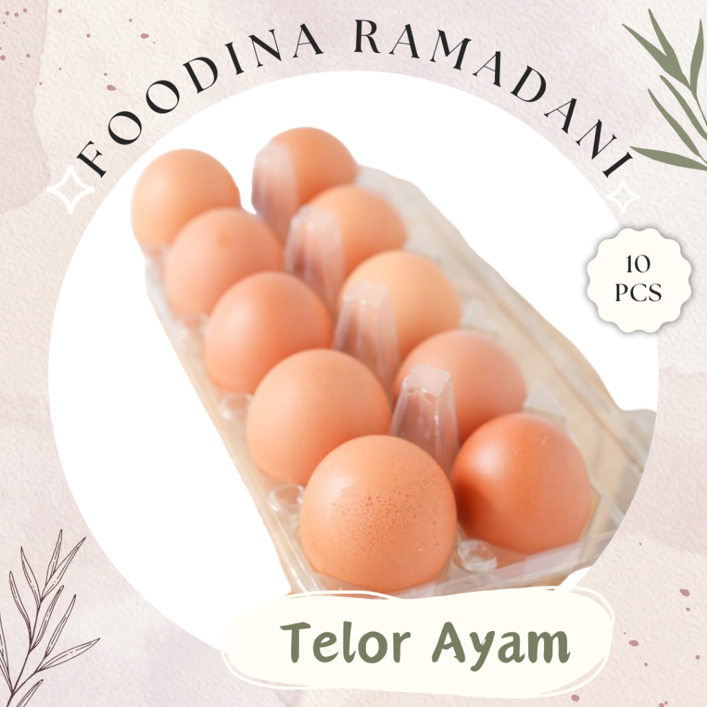 

TELOR AYAM Negeri - Chicken Eggs Fresh [ Isi 10 Pcs ] Harga Per PACK