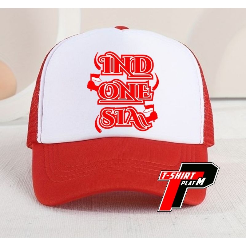 Topi Indonesia Merah Putih Bisbol