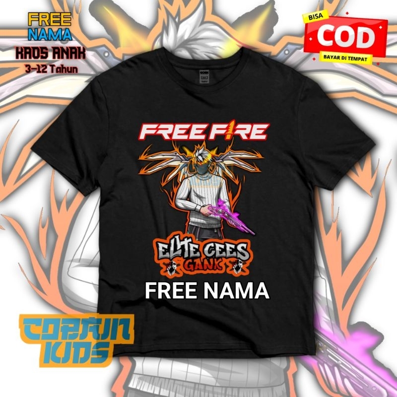 Kaos Anak Free Fire SG Repper Reaper Atasan Baju Anak FF Freefire Karakter SG Repper Reaper Fashion 