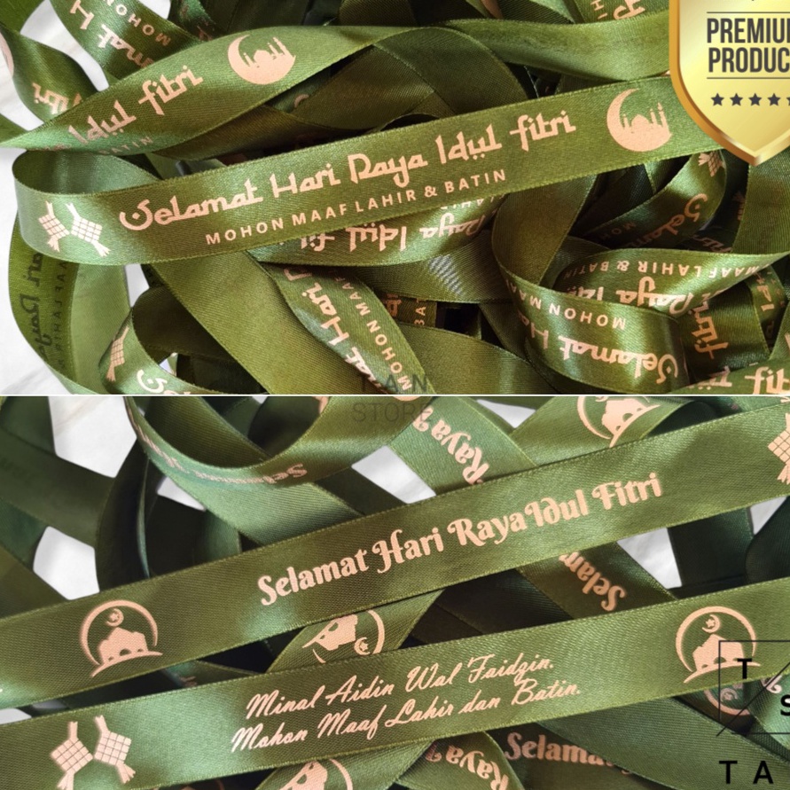 

berkualitas Wrapping Pita Lebaran Selamat Raya Idul Fitri Eid Mubarak