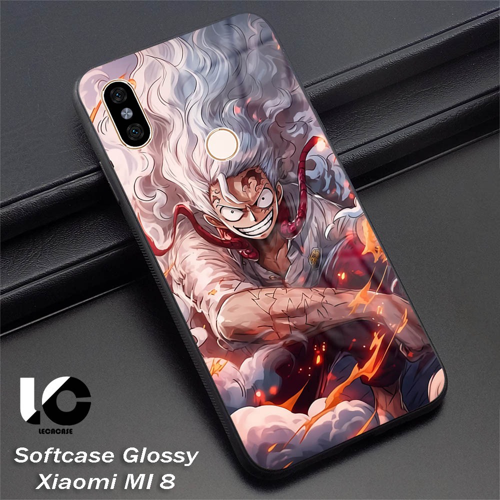 Softcase Glossy Xiaomi MI 8 |LR27| Case Kilau Xiaomi MI8 Kesing Silikon Soft Case HD Quality Leca ca