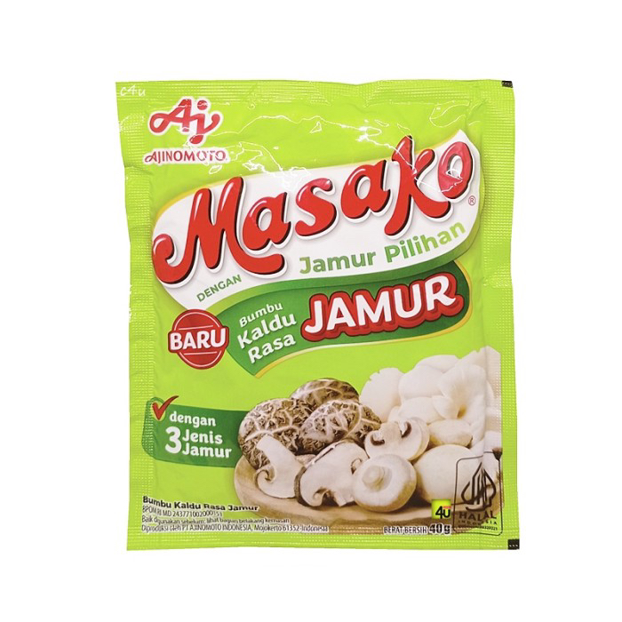 

Masako bumbu kaldu rasa jamur 40 gram