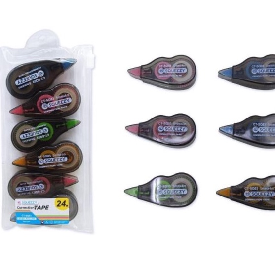 

KP8 CORRECTION TAPE 1 set isi 6 TIPEX KES 24 METER TIP EX TIPE X