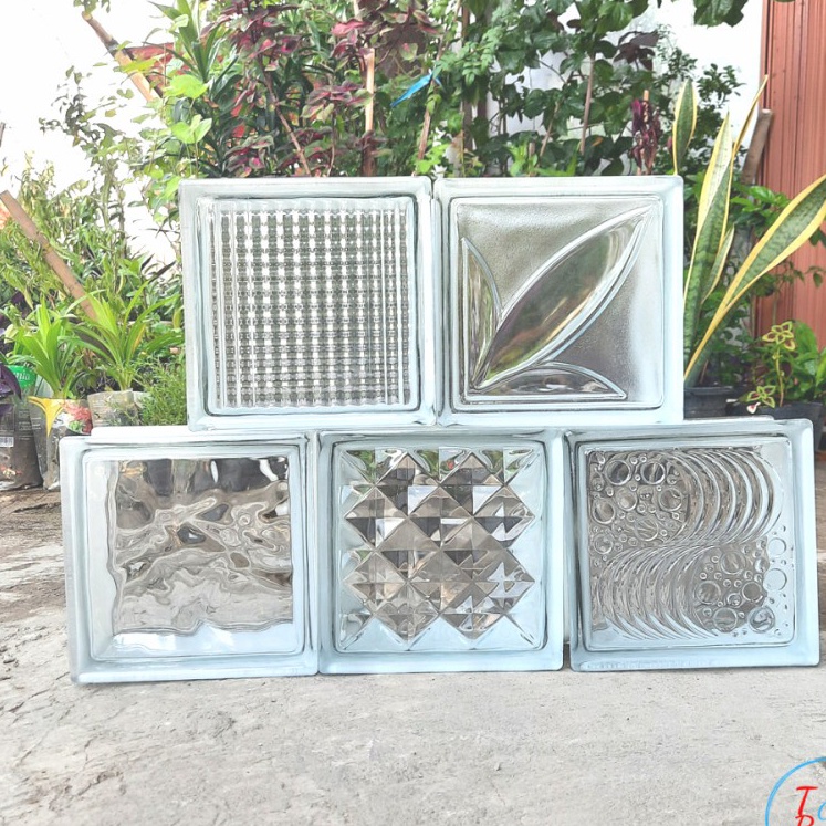 

FG2 GLASSBLOCK MULIA Glass block MOTIF per dus GOJEK