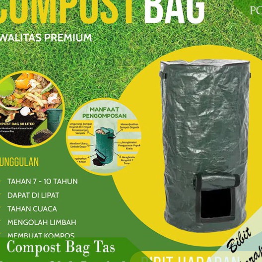 Langka Compost Bag Tas Kompos PLANTER BAG Olah Limbah Daun Sampah Organik
