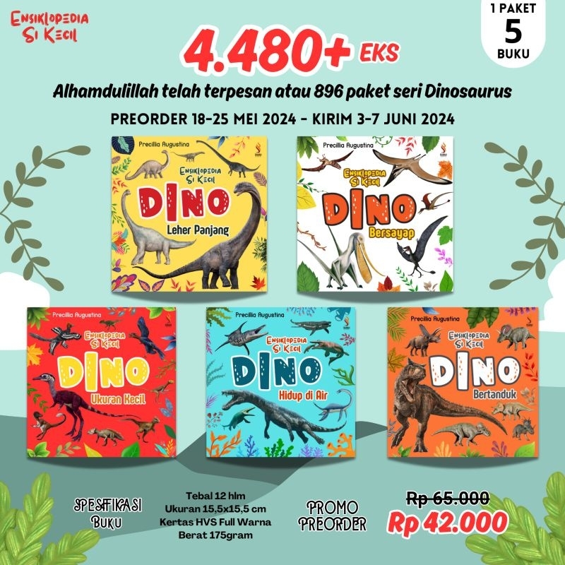 Ensiklopedia Si Kecil Seri Dinosaurus Buku Ilmu Pengetahuan Anak Penerbit Ranah