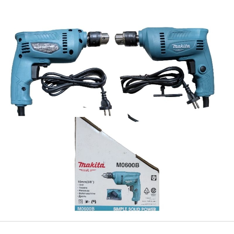 BOR LISTRIK MAKITA M0600B 10MM PUTAR KANAN KIRI / BOLAK BALIK