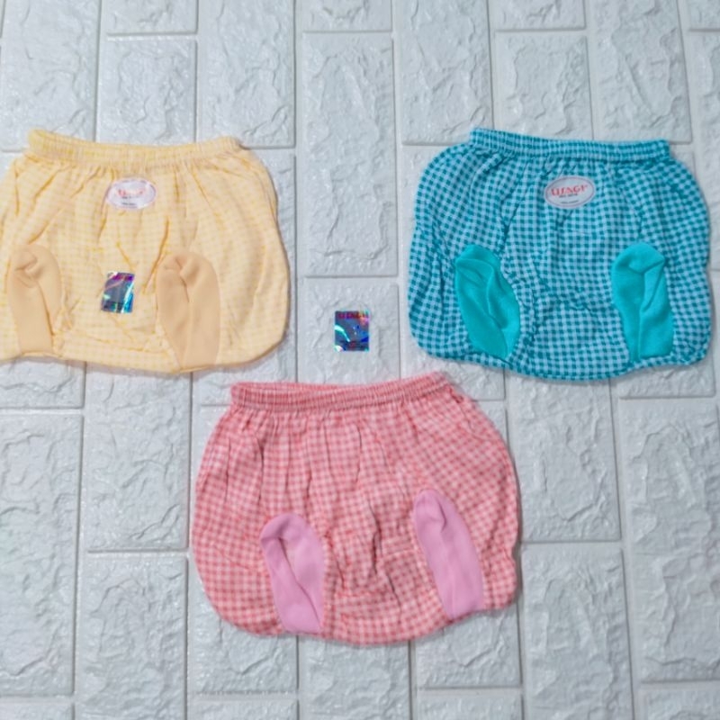 Usagi SNI || 3 Pcs Celana Pop Usagi Kotak | Celana Kodok Baby Usagi Kotak | Celana Kaca Mata Bayi Us
