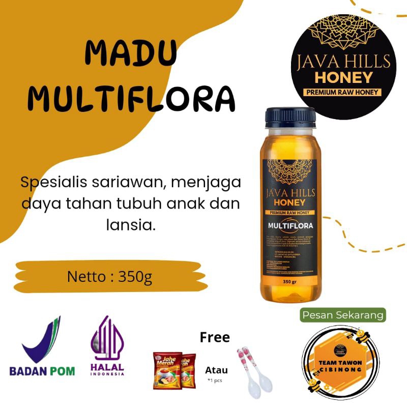 

MADU MULTIFLORA JAVA HILLS HONEY 100% ASLI