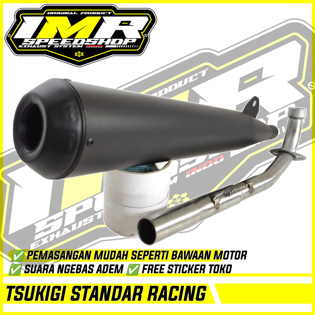 KNALPOT TSUKIGI STANDAR RACING ASTREA GRAND PRIMA STAR IMPRESSA LEGENDA