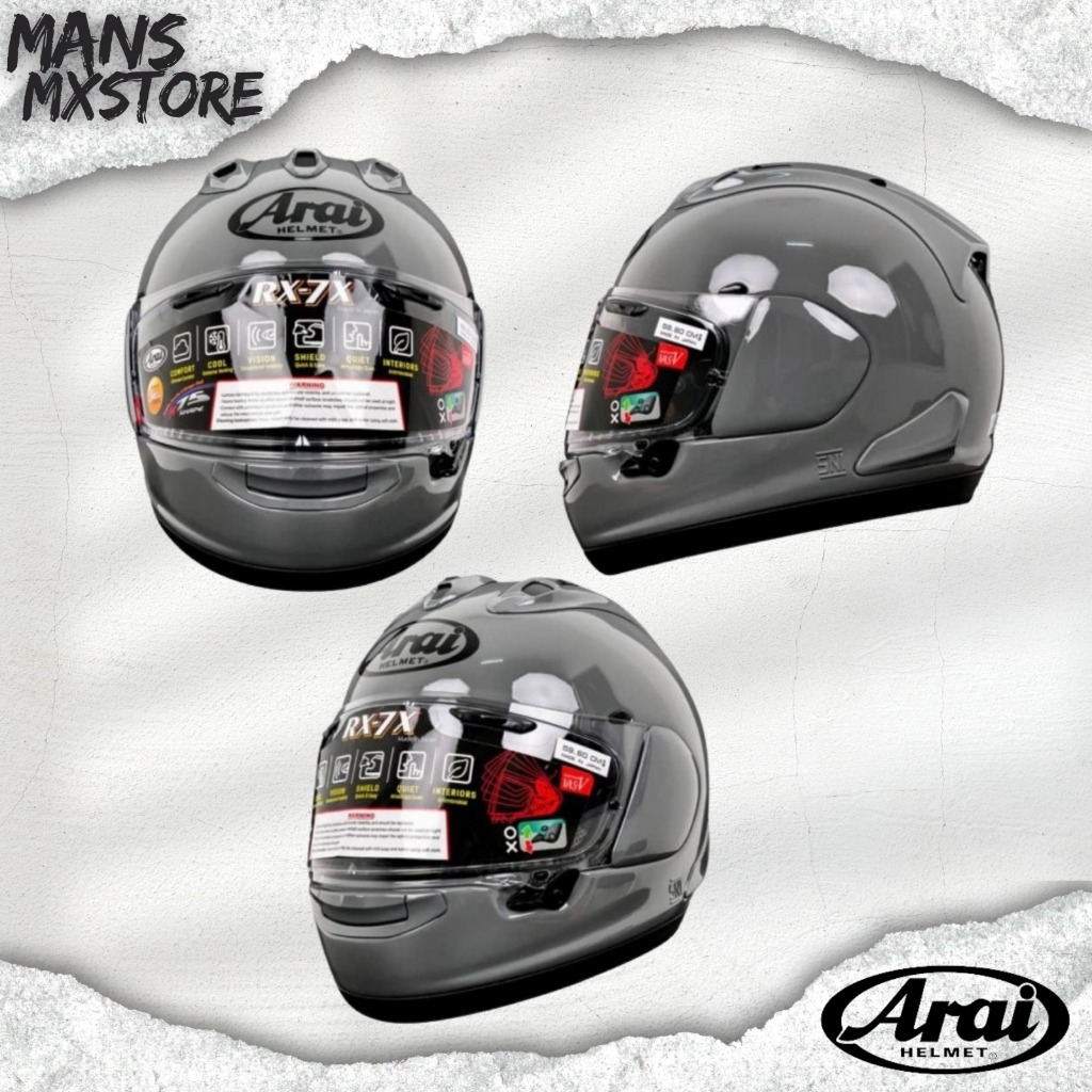 HELM ARAI RX7X MODERN GREY HELMET ARAI RX7X FULL FACE