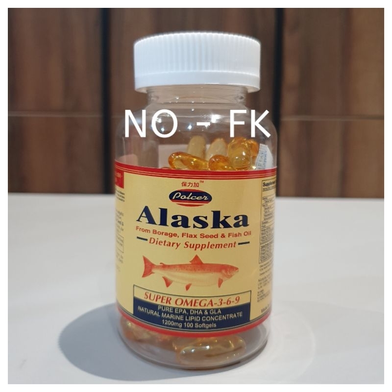 Polcer alaska super omega 3 6 9 1200mg 100 softgels