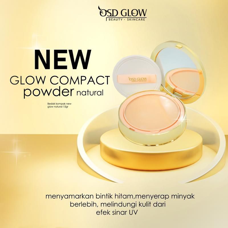 BEDAK GLOW COMPACT POWDER OSD GLOW OLLA SKIN DAILY