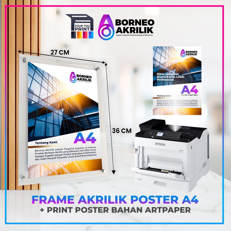 

AKRILIK FRAME POSTER A4 + PRINT POSTER ART PAPER PERCETAKAN ONLINE BORNEO AKRILIK FOURYOUPRINT DILEMASHOP AKRILIK STAND AKRILIK PRINT POSTER PERLENGKAPAN USAHA ALAT KANTOR PERLENGKAPAN PERKANTORAN AKRILIK CUSTOM