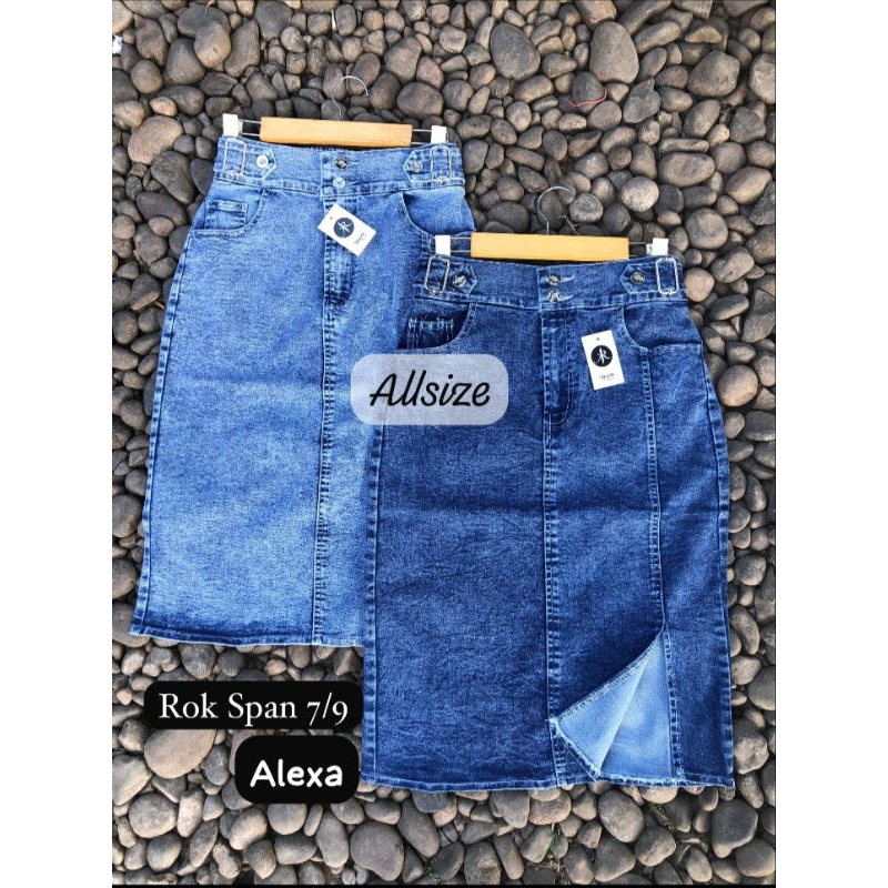 ROK SPAN PENDEK 7/9 LEVIS JEANS BELAH TERBARU STYLE