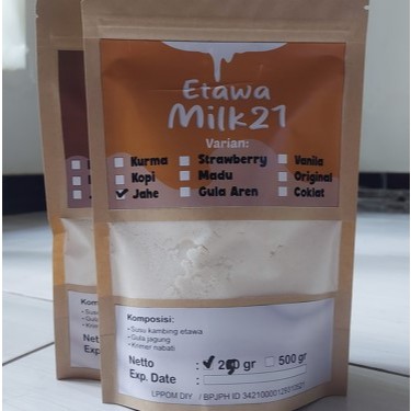 

Susu Kambing Etawa Rasa Jahe