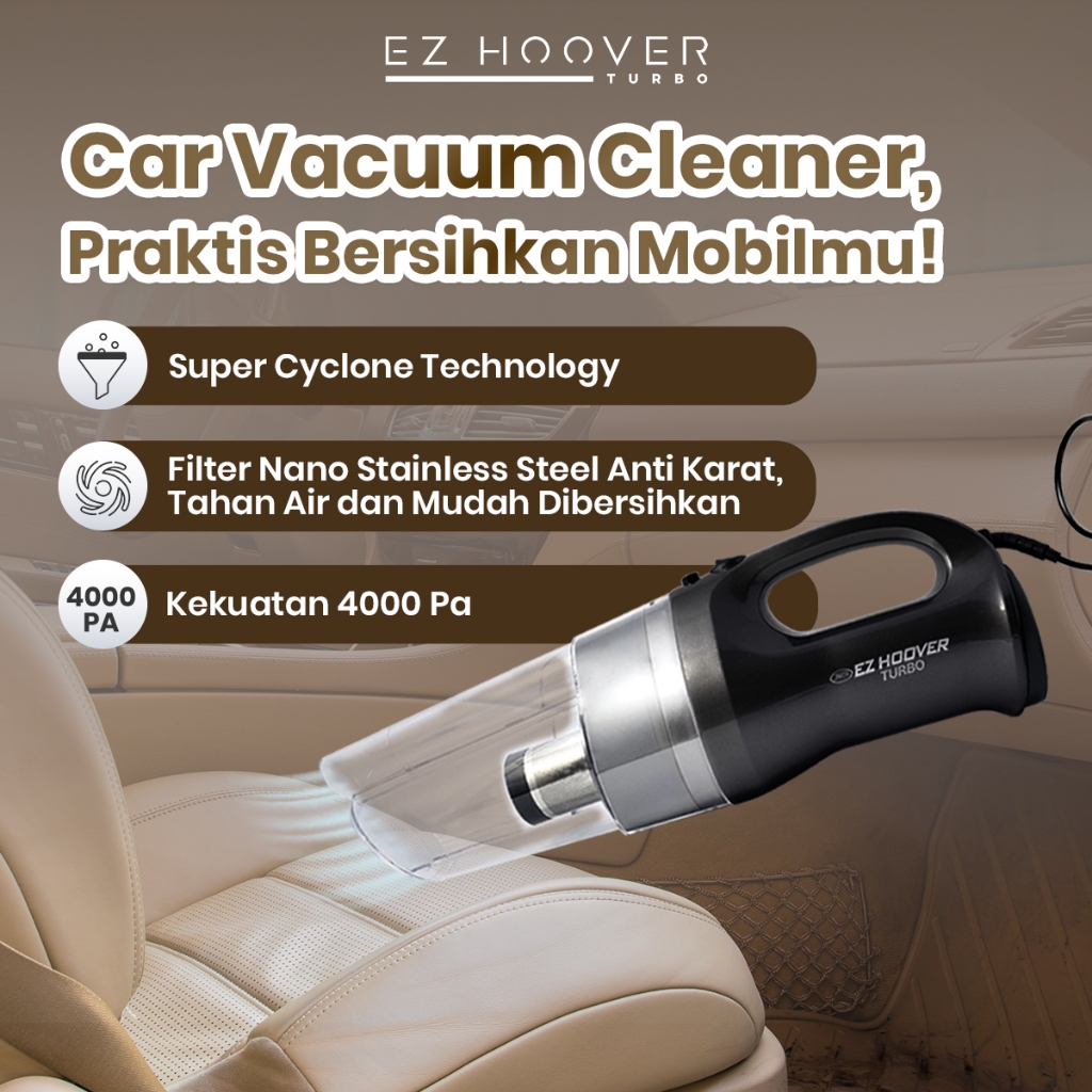 Jaco Ez Hoover Turbo Car JC 315 Vacuum Cleaner