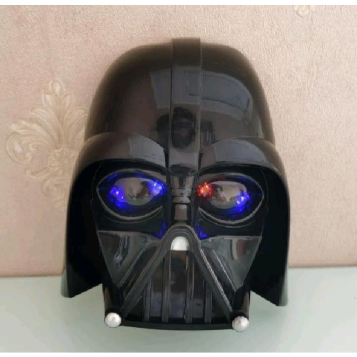 RB Promo Mainan Topeng LED Starwars Darth Vader Storm Strooper Mask Super Hero Bisa Nyala