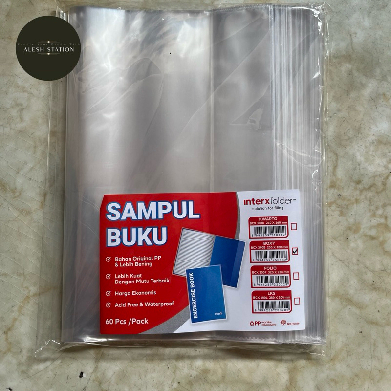 

Sampul buku plastik BOXY / Campus isi 20 & isi 60 Lembar Inter X