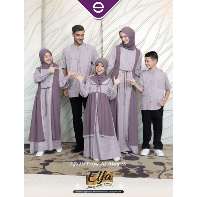 sarimbit keluarga gamis ibu by ethica