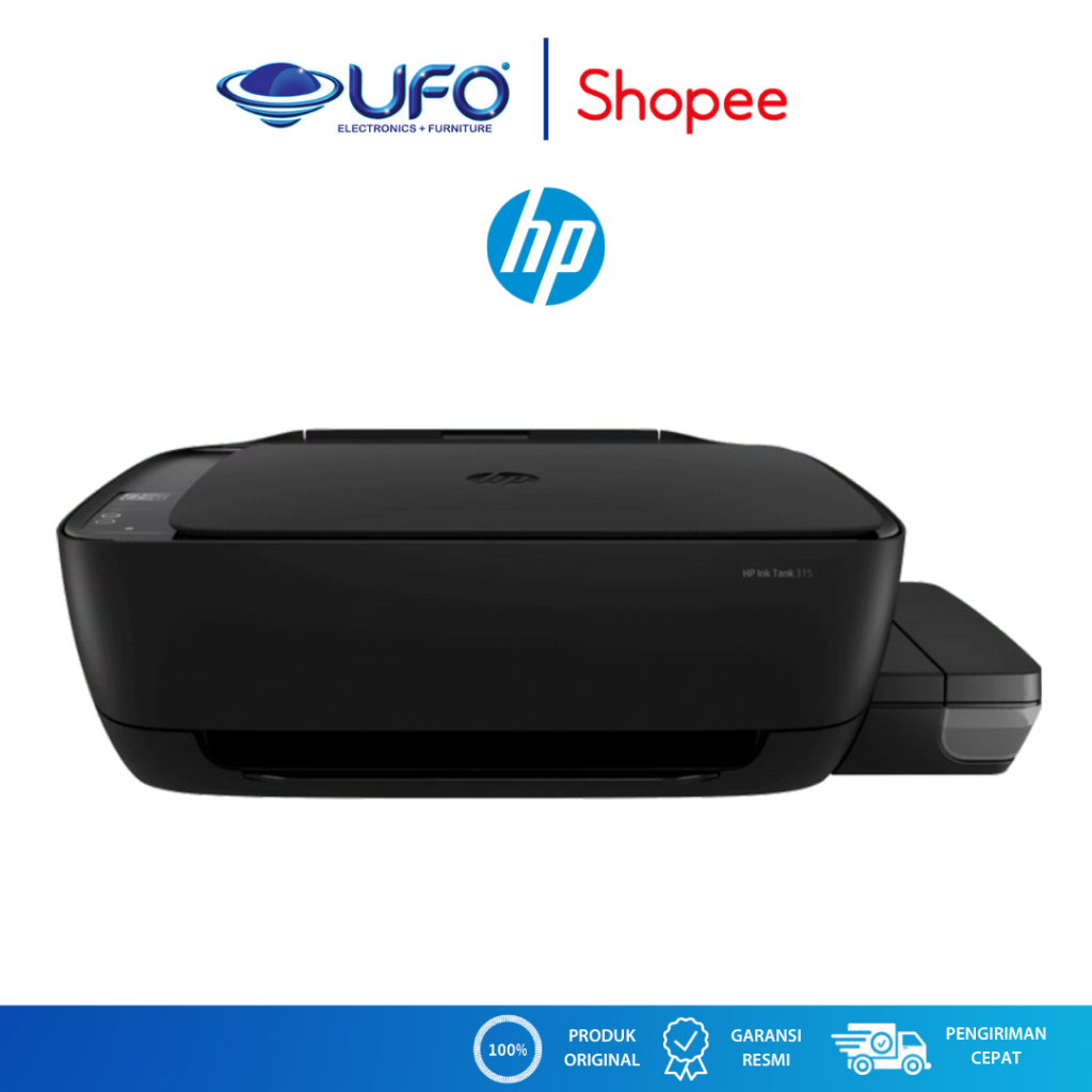 HP INKTANK-315 Printer All-in-One Wireless with Original Ink - Ink Tank 315