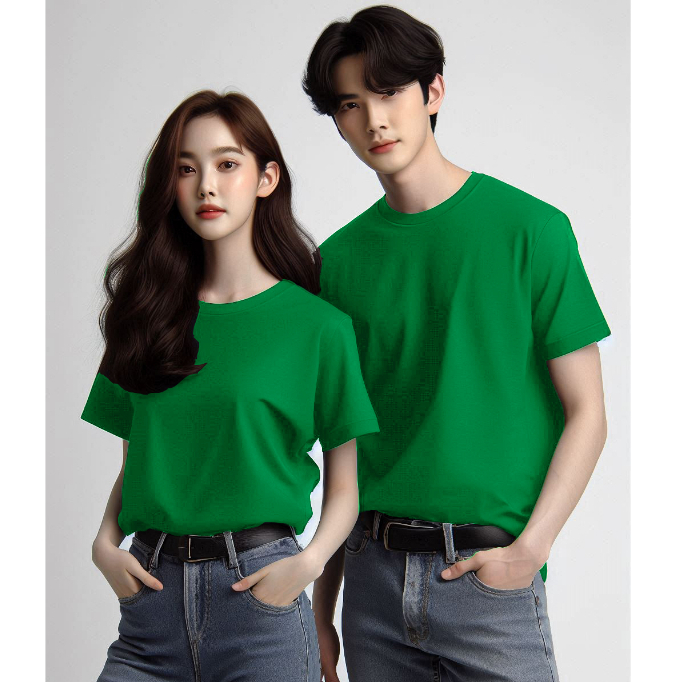 Kaos Polos Hijau Fuji Kaos Hijau Pria dan Kaos Hijau Wanita