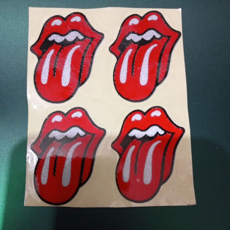 

stiker gambar lidah isi 4