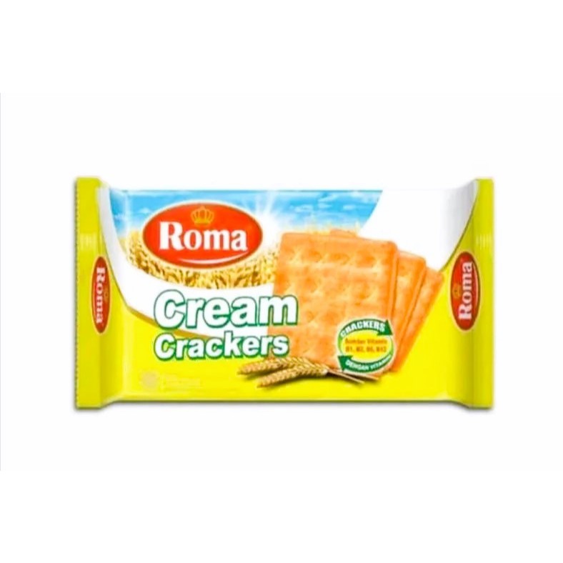 

ROMA MALKIST CREAM CREAKERS / TANPA GULA