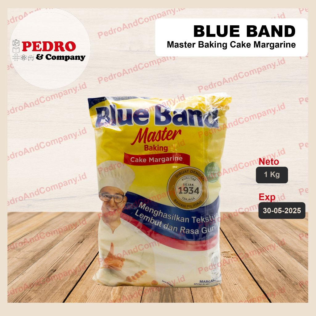 

Blue band Master baking cake margarine 1 kg refill blueband mentega