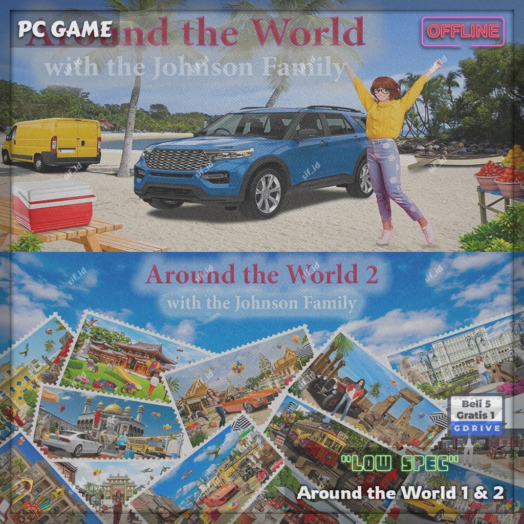 Around the World with the Johnson Family - Around the World 2 with the Johnson Family PC Game
