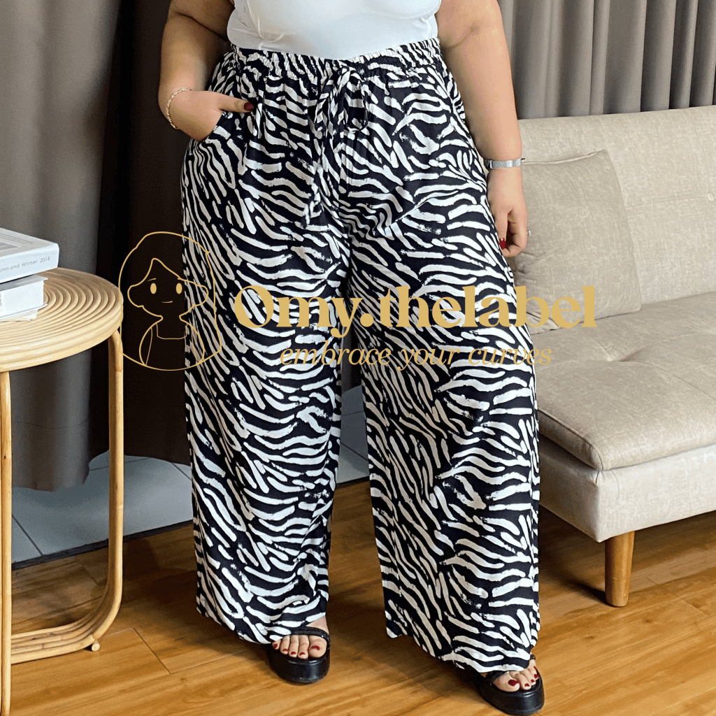 vii Elena Pants Kulot Rayon Jumbo/ Kulot Rayon Super Jumbo/ Celana Panjang Jumbo/ Celana Panjang Big