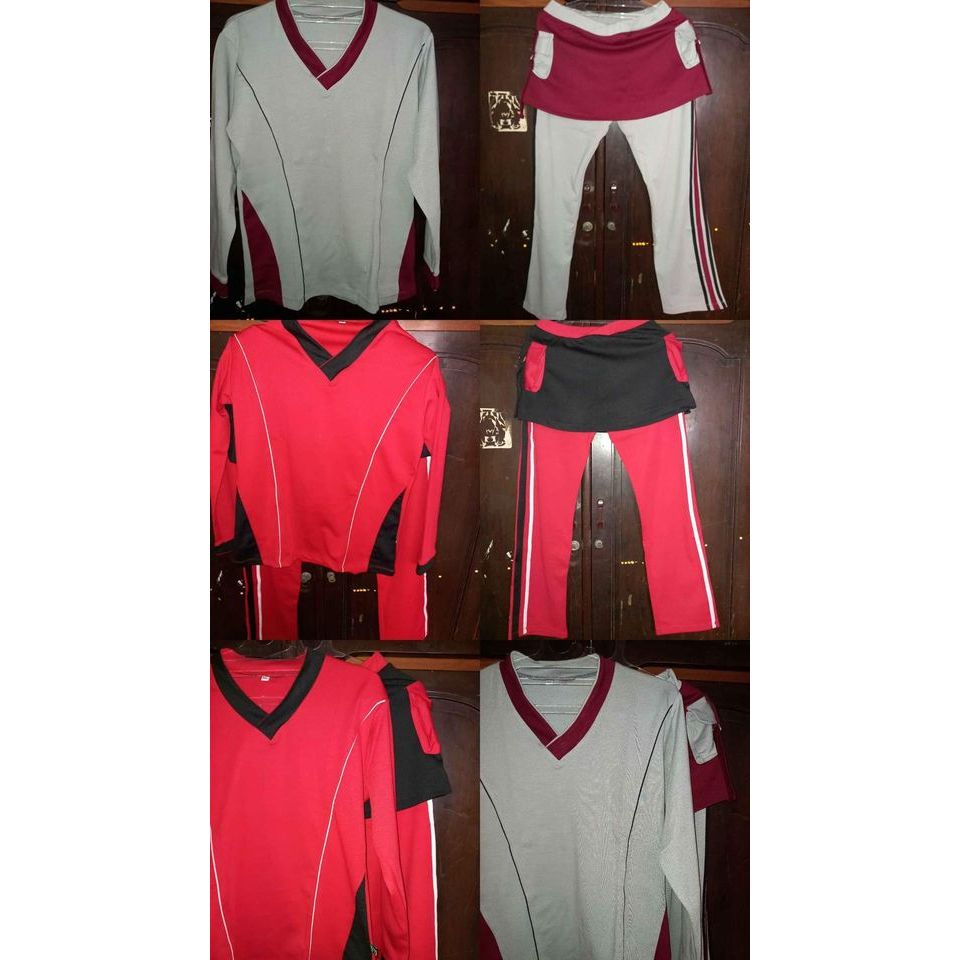 BAJU OLAHRAGA/SENAM/ZUMBA/AEROBIK WANITA (LOMBA/AGUSTUSAN/17 AN/KEMERDEKAAN/SERAGAM)