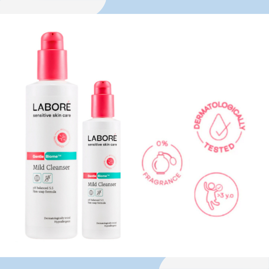 Labore Sensitive Skincare Gentle Biome Mild Cleanser 100ml & 225ml/Facial Wash/Sabun Pembersih Wajah