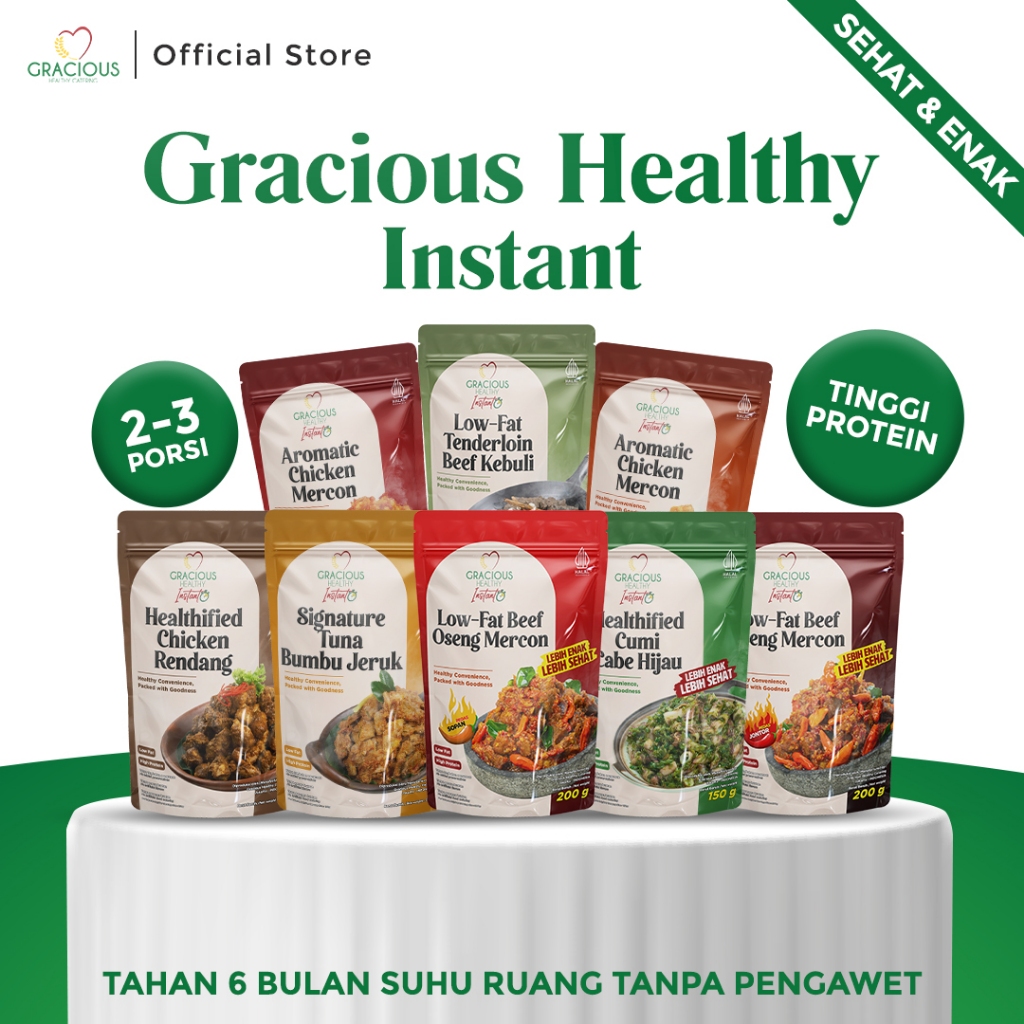 

GRACIOUS HEALTHY INSTANT [Makanan Sehat Siap Saji]