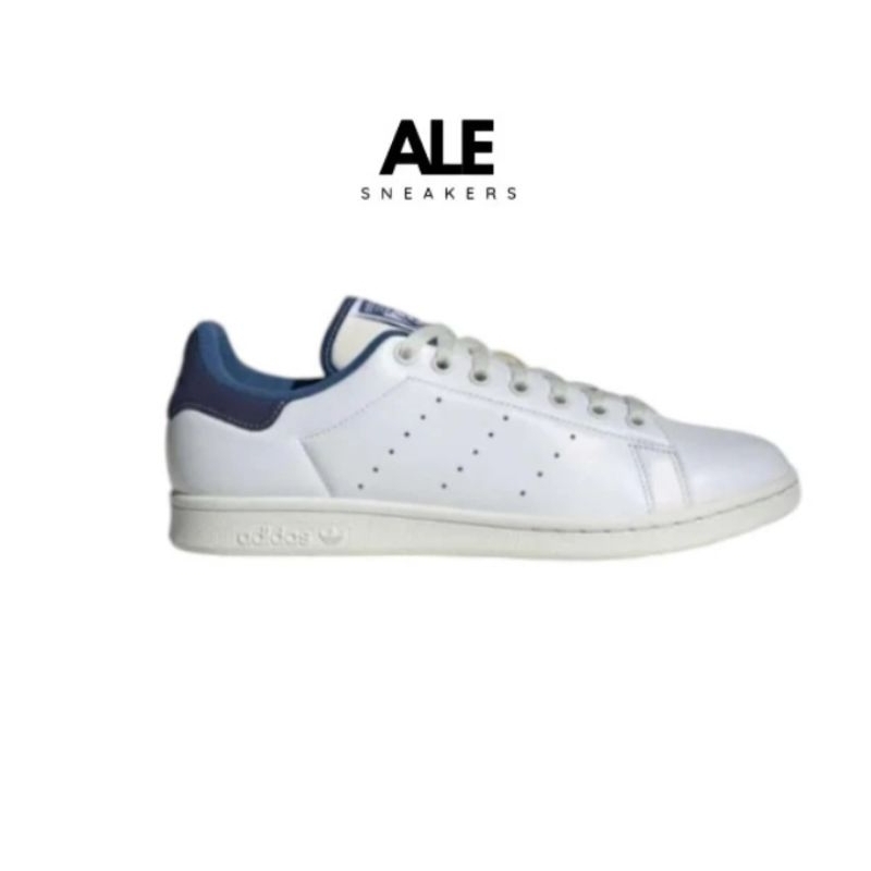 Sepatu Pria Adidas Stan Smith White/Blue (ID2006) Original