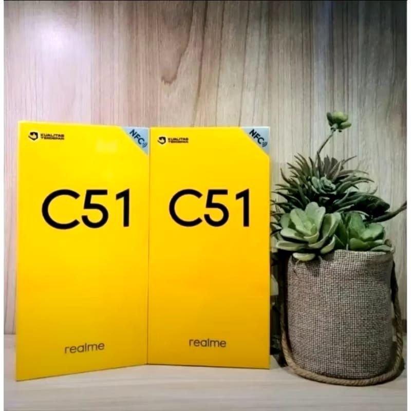 NEW/BARU REALME C51 RAM 8 (4+4) ROM 128 GB ORIGINAL GARANSI RESMI 2 TAHUN 4/64 4/128 6/64 6/128 6/25