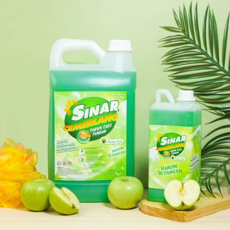 Sabun Cuci Tangan Aroma Apel 1Liter & 5 Liter