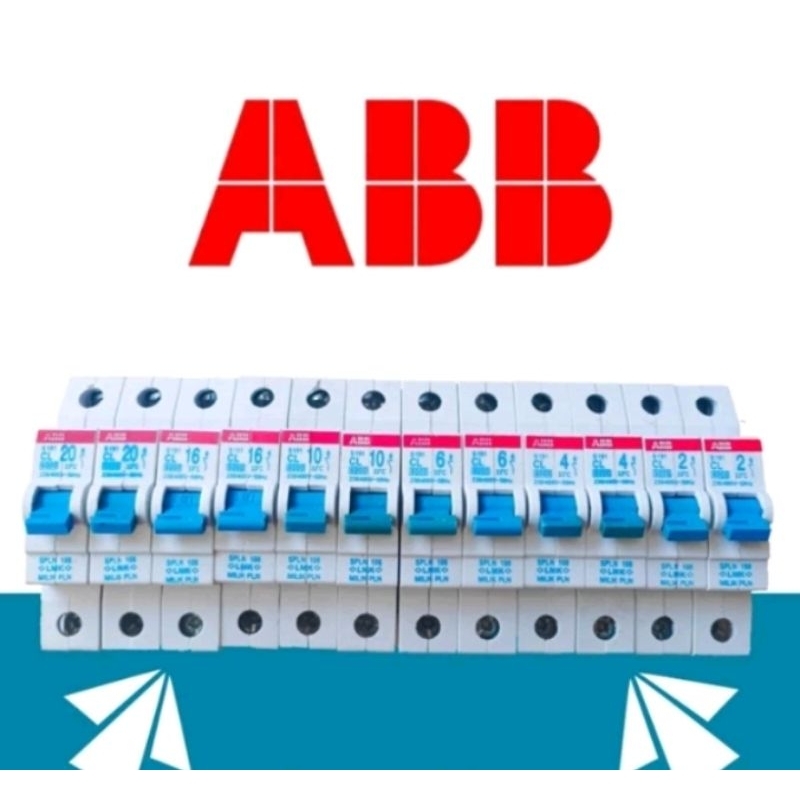 mcb abb pln schneider 2a 4a 6a 10a