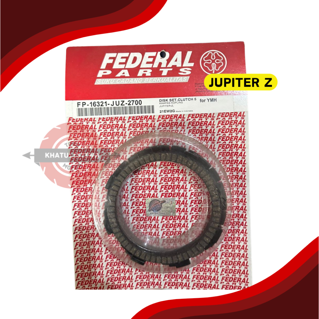 KAIN KLOS KAMPAS KOPLING JUPITER Z FEDERAL PARTS (FP-16321-JUZ-2700) ORIGINAL 100%
