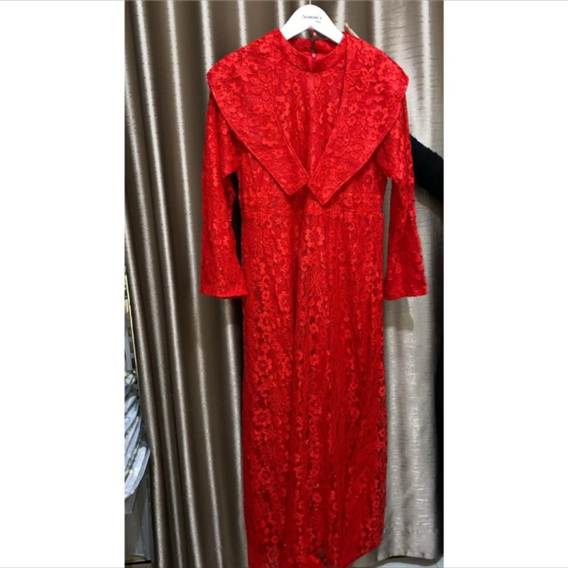 GAMIS BRUKAT DENGAN KERAH BISA DI LEPAS PASANG