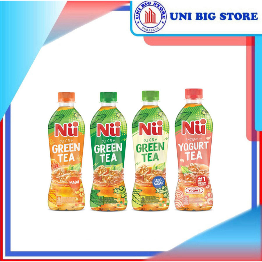 

Nu Green Tea Yoghurt Jasmine Honey Rock Sugar Drink Less Sugar 450 ml